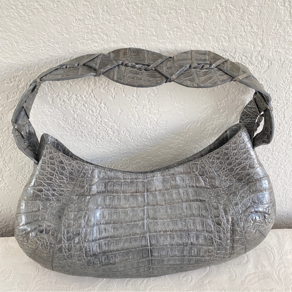 Nancy Gonzalez Gray shoulder bag